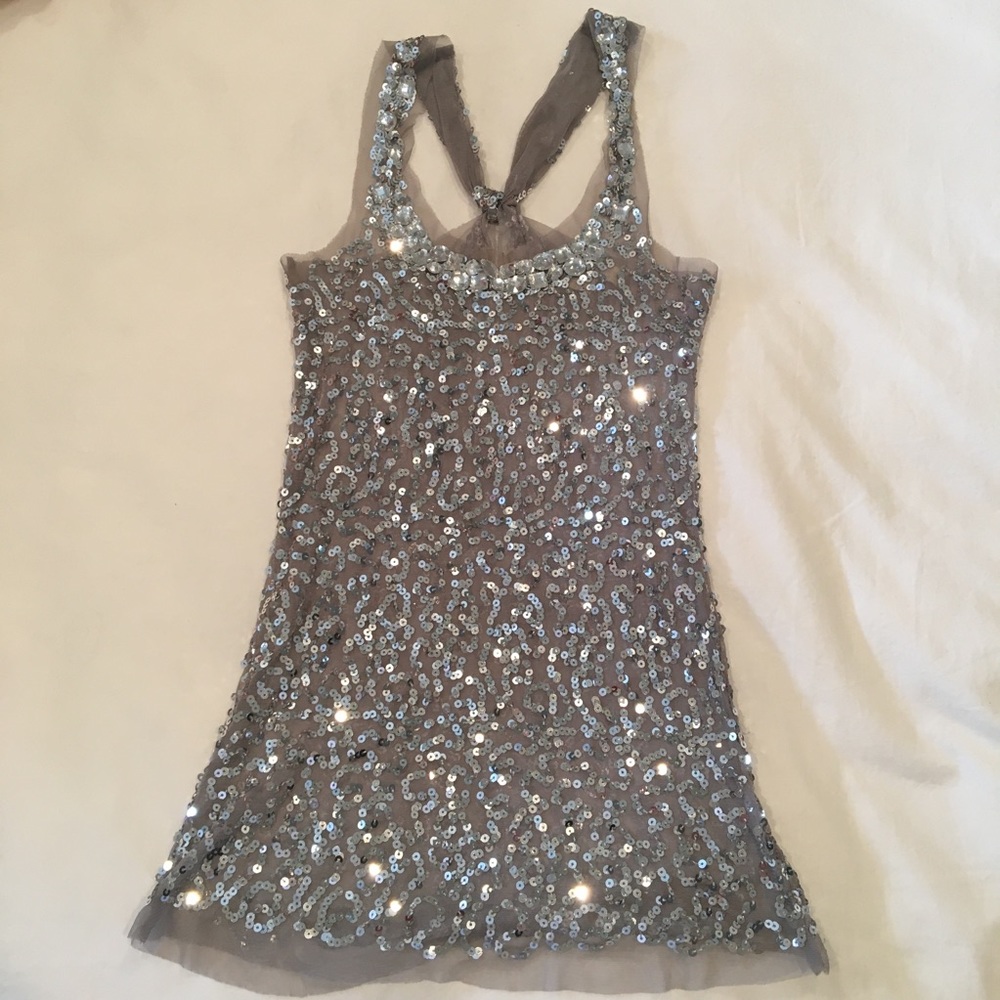 Sheer sequin top from Forever 21